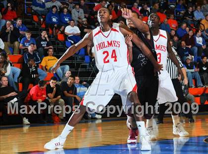Thumbnail 1 in Holmes vs. Bowman Academy (Marshall County Hoopfest) photogallery.