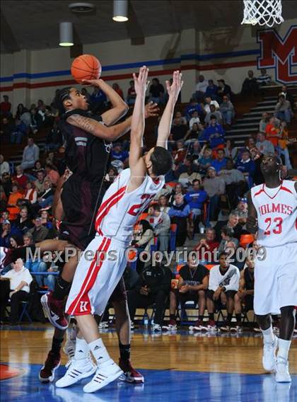 Thumbnail 1 in Holmes vs. Bowman Academy (Marshall County Hoopfest) photogallery.