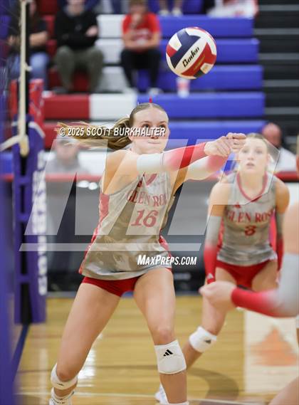 Thumbnail 2 in Glen Rose vs. Liberty (UIL 4A Volleyball Bi-District) photogallery.