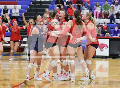 Thumbnail 2 in Glen Rose vs. Liberty (UIL 4A Volleyball Bi-District) photogallery.