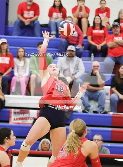 Thumbnail 3 in Glen Rose vs. Liberty (UIL 4A Volleyball Bi-District) photogallery.