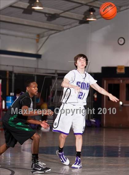 Thumbnail 1 in Canterbury Episcopal vs. St. Mary's Hall (Bracken Christian Tournament) photogallery.