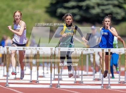 Thumbnail 2 in Metro Conference Track and Field Meet (100 Meter Hurdles) photogallery.