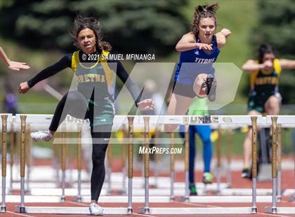 Thumbnail 3 in Metro Conference Track and Field Meet (100 Meter Hurdles) photogallery.
