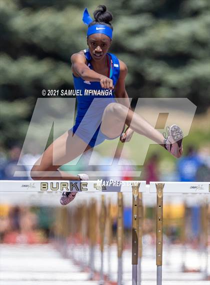 Thumbnail 2 in Metro Conference Track and Field Meet (100 Meter Hurdles) photogallery.