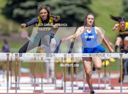 Thumbnail 2 in Metro Conference Track and Field Meet (100 Meter Hurdles) photogallery.