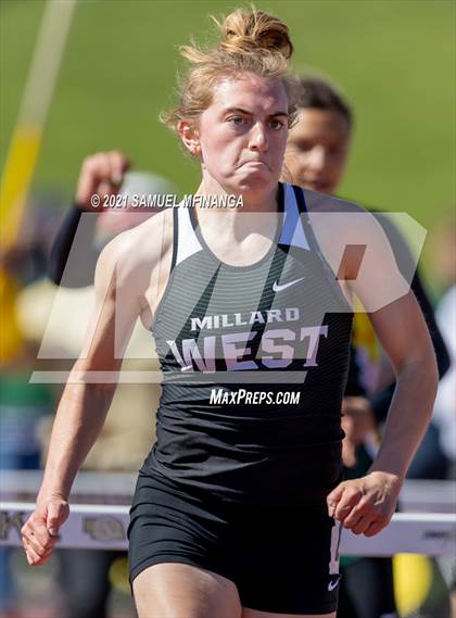 Thumbnail 2 in Metro Conference Track and Field Meet (100 Meter Hurdles) photogallery.