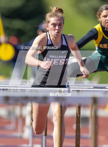 Thumbnail 1 in Metro Conference Track and Field Meet (100 Meter Hurdles) photogallery.