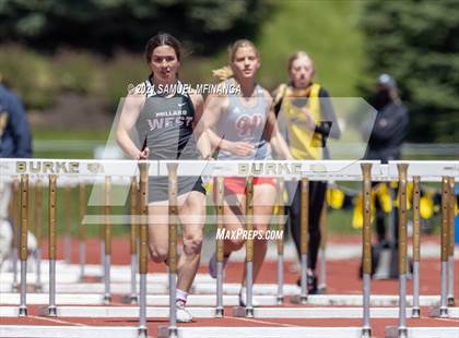Thumbnail 2 in Metro Conference Track and Field Meet (100 Meter Hurdles) photogallery.