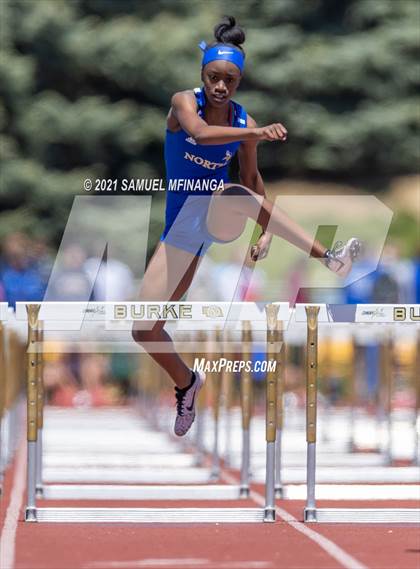 Thumbnail 3 in Metro Conference Track and Field Meet (100 Meter Hurdles) photogallery.