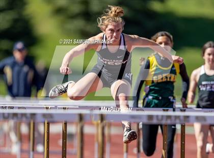 Thumbnail 2 in Metro Conference Track and Field Meet (100 Meter Hurdles) photogallery.