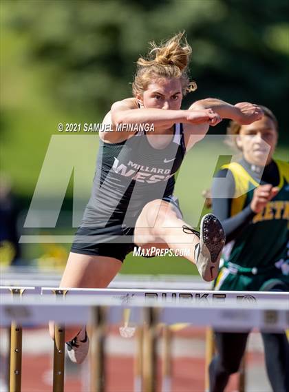 Thumbnail 1 in Metro Conference Track and Field Meet (100 Meter Hurdles) photogallery.
