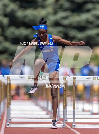 Thumbnail 1 in Metro Conference Track and Field Meet (100 Meter Hurdles) photogallery.