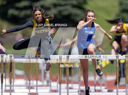 Thumbnail 1 in Metro Conference Track and Field Meet (100 Meter Hurdles) photogallery.