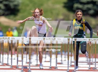 Thumbnail 3 in Metro Conference Track and Field Meet (100 Meter Hurdles) photogallery.
