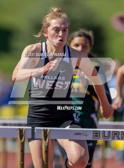 Thumbnail 1 in Metro Conference Track and Field Meet (100 Meter Hurdles) photogallery.
