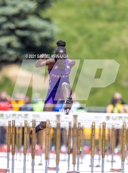 Thumbnail 2 in Metro Conference Track and Field Meet (100 Meter Hurdles) photogallery.