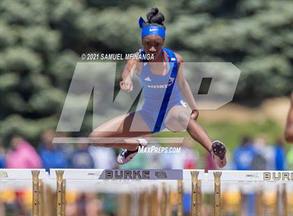 Thumbnail 1 in Metro Conference Track and Field Meet (100 Meter Hurdles) photogallery.