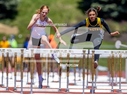 Thumbnail 2 in Metro Conference Track and Field Meet (100 Meter Hurdles) photogallery.