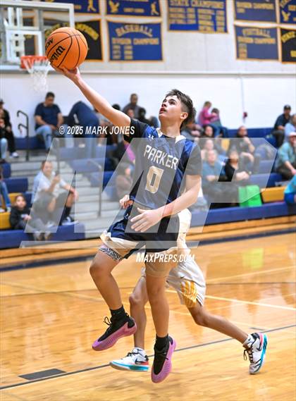 Thumbnail 1 in Bourgade Catholic vs. Parker photogallery.