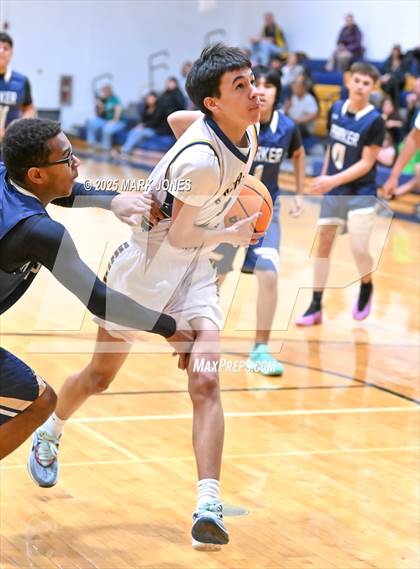 Thumbnail 3 in Bourgade Catholic vs. Parker photogallery.