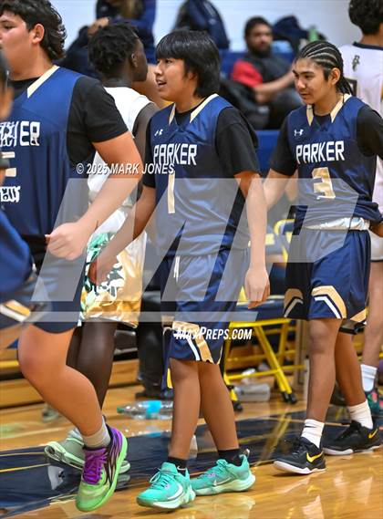 Thumbnail 3 in Bourgade Catholic vs. Parker photogallery.