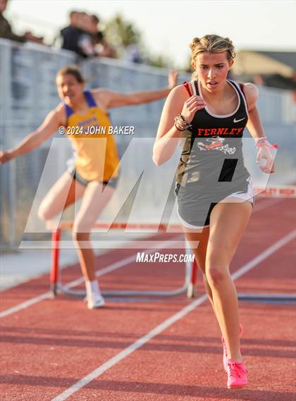Thumbnail 3 in Fernley Invitational (300M Hurdles) photogallery.