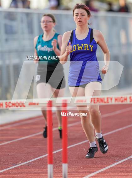 Thumbnail 2 in Fernley Invitational (300M Hurdles) photogallery.