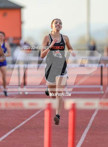 Thumbnail 2 in Fernley Invitational (300M Hurdles) photogallery.