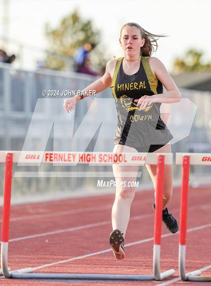 Thumbnail 1 in Fernley Invitational (300M Hurdles) photogallery.