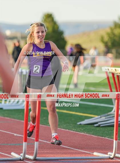 Thumbnail 2 in Fernley Invitational (300M Hurdles) photogallery.