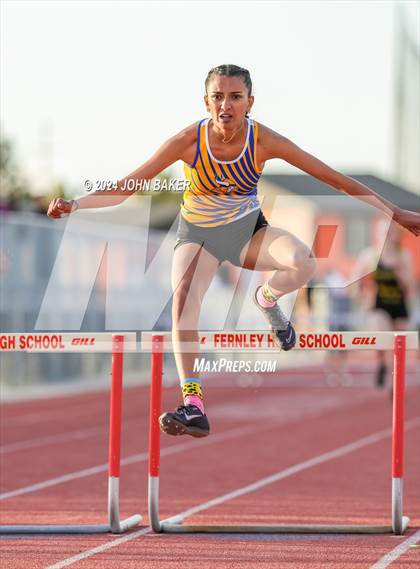 Thumbnail 3 in Fernley Invitational (300M Hurdles) photogallery.