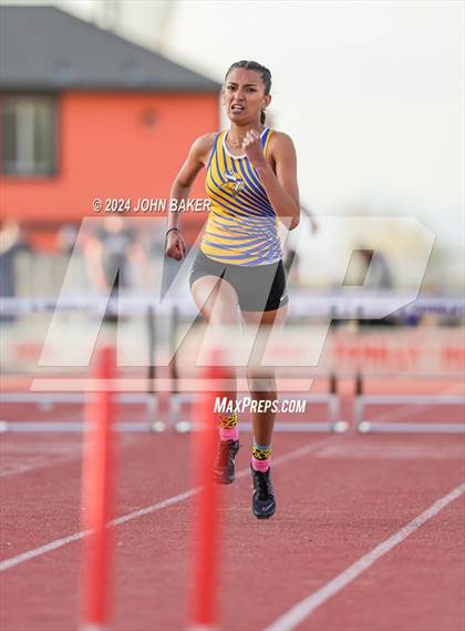 Thumbnail 2 in Fernley Invitational (300M Hurdles) photogallery.