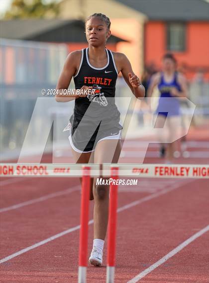 Thumbnail 3 in Fernley Invitational (300M Hurdles) photogallery.
