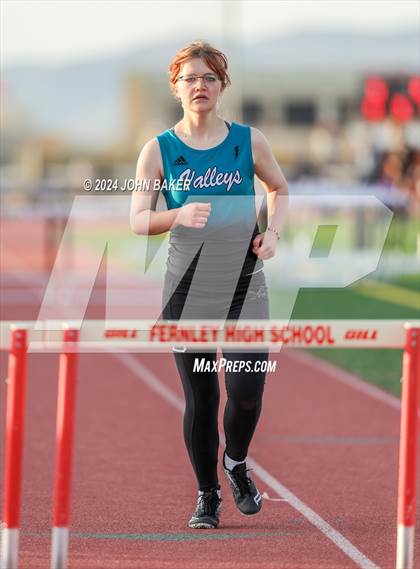 Thumbnail 3 in Fernley Invitational (300M Hurdles) photogallery.
