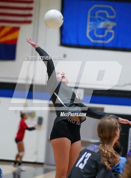 Thumbnail 1 in Notre Dame Prep vs. Perry photogallery.