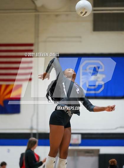 Thumbnail 1 in Notre Dame Prep vs. Perry photogallery.