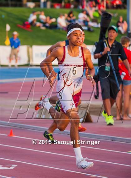 Thumbnail 2 in CIF State Track & Field Championships (Boys Track Prelims) photogallery.