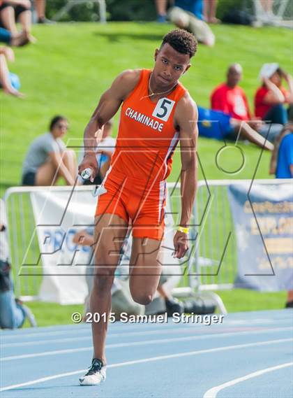 Thumbnail 2 in CIF State Track & Field Championships (Boys Track Prelims) photogallery.