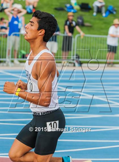 Thumbnail 1 in CIF State Track & Field Championships (Boys Track Prelims) photogallery.