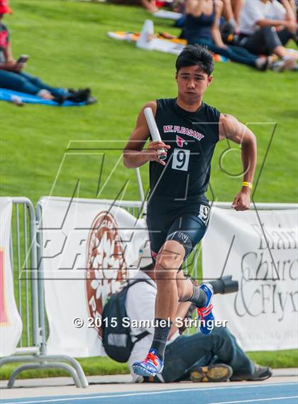 Thumbnail 2 in CIF State Track & Field Championships (Boys Track Prelims) photogallery.