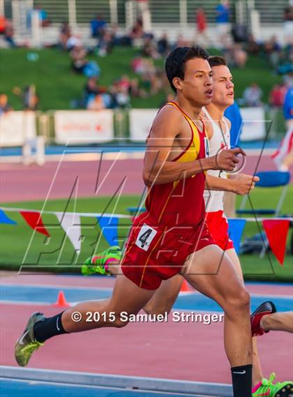 Thumbnail 1 in CIF State Track & Field Championships (Boys Track Prelims) photogallery.
