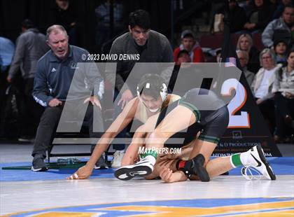 Thumbnail 1 in CIF State Boys Wrestling Championships (126-170 Finals) photogallery.