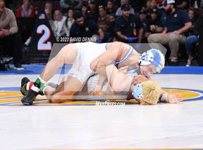 Thumbnail 3 in CIF State Boys Wrestling Championships (126-170 Finals) photogallery.