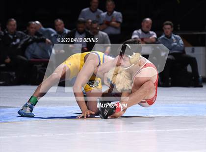 Thumbnail 2 in CIF State Boys Wrestling Championships (126-170 Finals) photogallery.