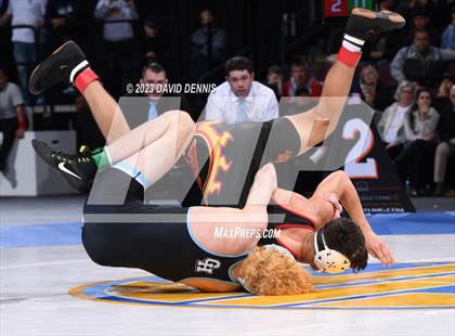 Thumbnail 1 in CIF State Boys Wrestling Championships (126-170 Finals) photogallery.