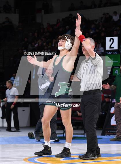 Thumbnail 3 in CIF State Boys Wrestling Championships (126-170 Finals) photogallery.