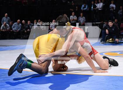 Thumbnail 1 in CIF State Boys Wrestling Championships (126-170 Finals) photogallery.