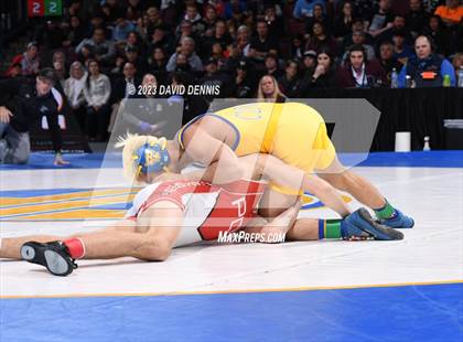Thumbnail 3 in CIF State Boys Wrestling Championships (126-170 Finals) photogallery.
