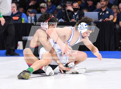 Thumbnail 3 in CIF State Boys Wrestling Championships (126-170 Finals) photogallery.